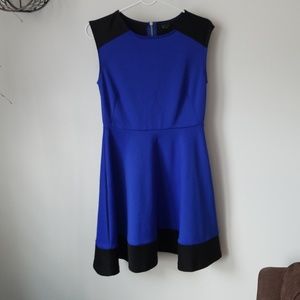 Black and blue block dress from Kmart